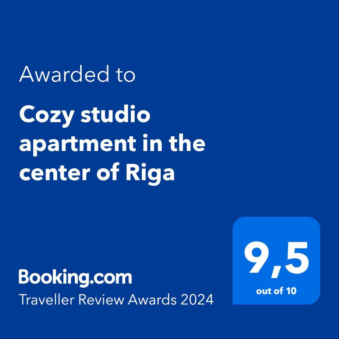Cozy Studio Apartment In The Center Of Riga Bagian luar foto